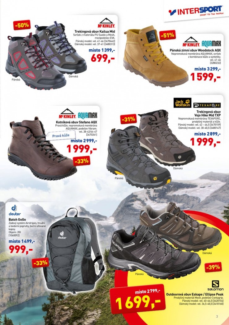 leták Intersport Aktuální leták od 25.9.2014 strana 1 leták Intersport Aktuální leták od 25.9.2014 strana 1