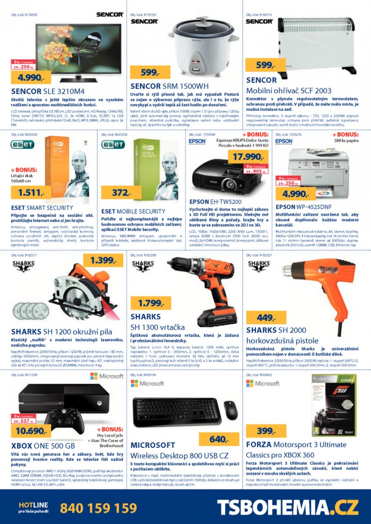 leták T.S. Bohemia Virtuální katalog od 1.10.2014 strana 1