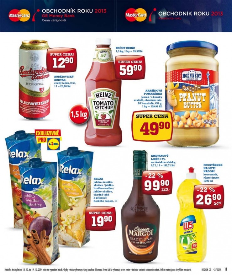 leták Lidl Akční nabídka od 13.10.2014 strana 1