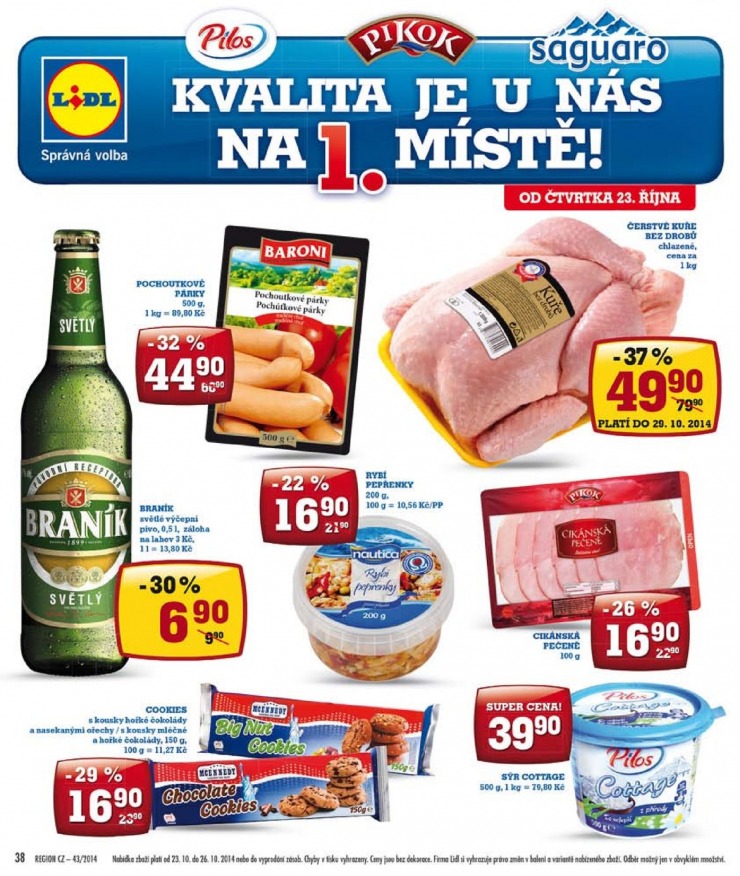 leták Lidl Akční nabídka od 20.10.2014 strana 1 leták Lidl Akční nabídka od 20.10.2014 strana 1