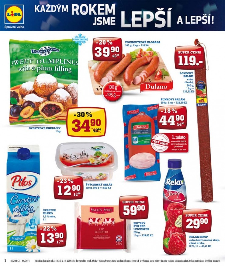 leták Lidl Akční nabídka od 27.10.2014 strana 1 leták Lidl Akční nabídka od 27.10.2014 strana 1