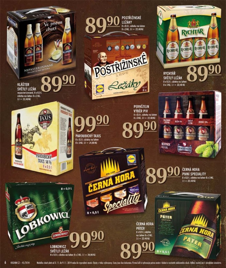 leták Lidl Akční nabídka od 3.11.2014 strana 1 leták Lidl Akční nabídka od 3.11.2014 strana 1