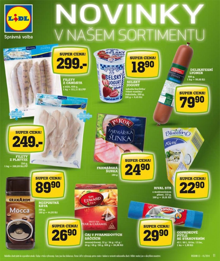 leták Lidl Akční nabídka od 3.11.2014 strana 1 leták Lidl Akční nabídka od 3.11.2014 strana 1