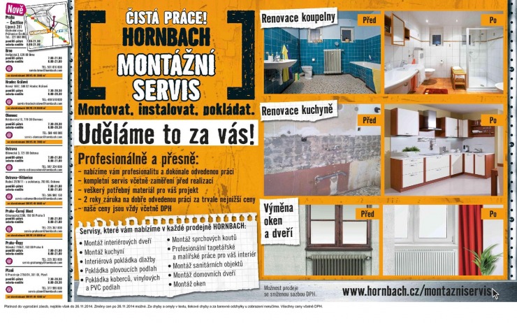 leták Hornbach Aktuální leták od 1.11.2014 strana 1 leták Hornbach Aktuální leták od 1.11.2014 strana 1