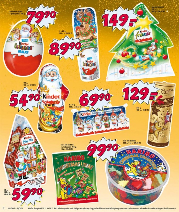 leták Lidl Akční nabídka od 10.11.2014 strana 1