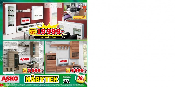 leták Asko nábytek katalog od 6.11.2014 strana 1
