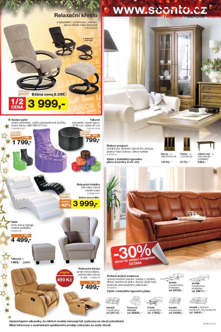 leták Sconto nábytek leták strana 1 leták Sconto nábytek leták strana 1