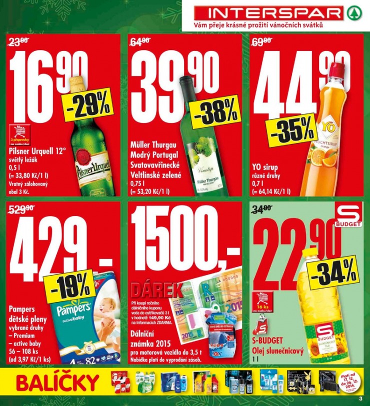 leták Interspar Akční nabídka od 17.12.2014 strana 1 leták Interspar Akční nabídka od 17.12.2014 strana 1