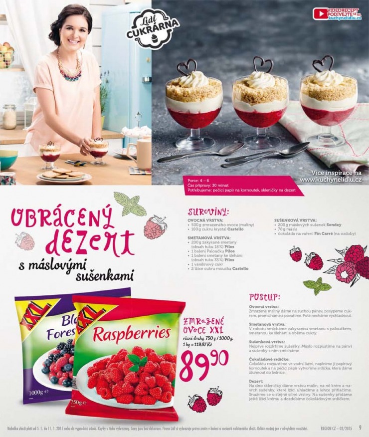 leták Lidl Akční nabídka od 5.1.2015 strana 1