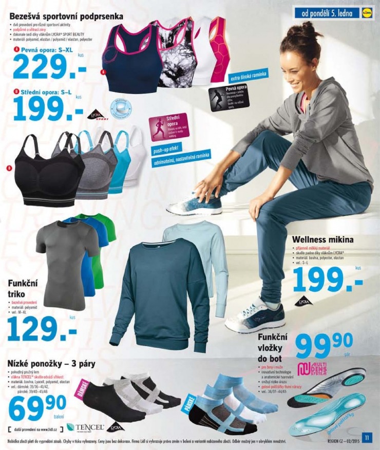 leták Lidl Akční nabídka od 5.1.2015 strana 1