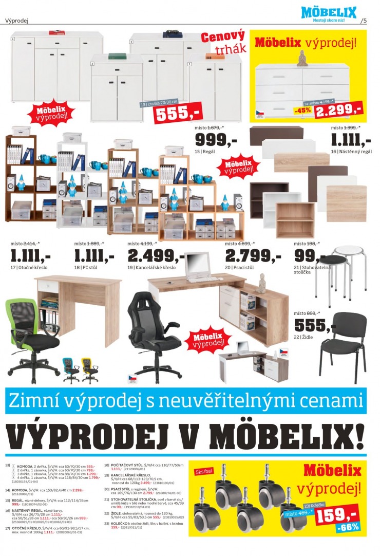 leták Mobelix Aktuální prospekt od 5. 1. 2015 strana 1 leták Mobelix Aktuální prospekt od 5. 1. 2015 strana 1
