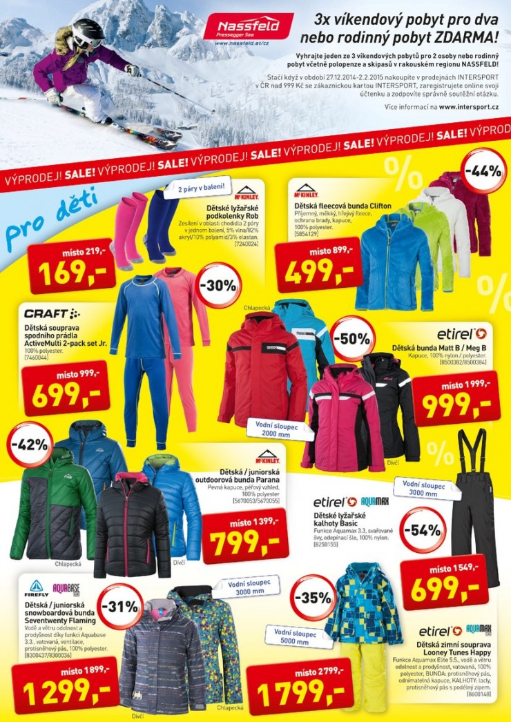 leták Intersport Aktuální leták od 15. 1. 2015 strana 1 leták Intersport Aktuální leták od 15. 1. 2015 strana 1
