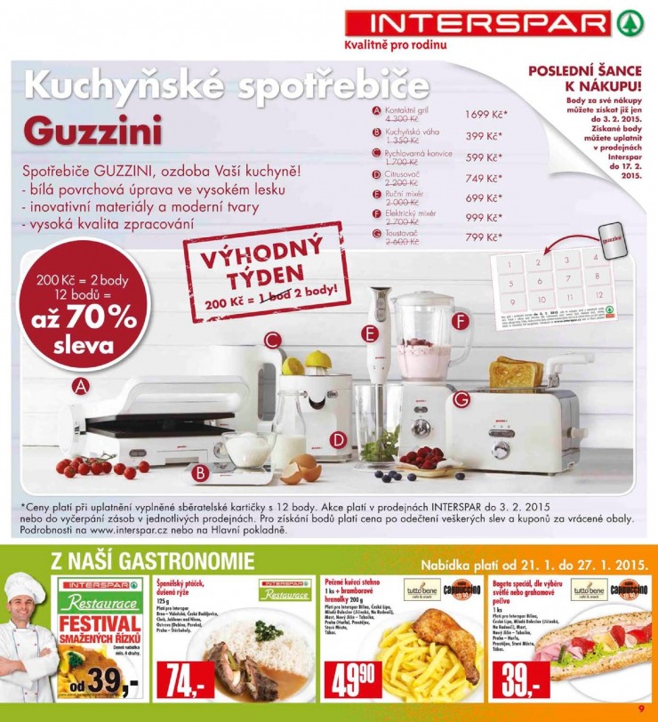 leták Interspar Akční nabídka od 21.1.2015 strana 1 leták Interspar Akční nabídka od 21.1.2015 strana 1