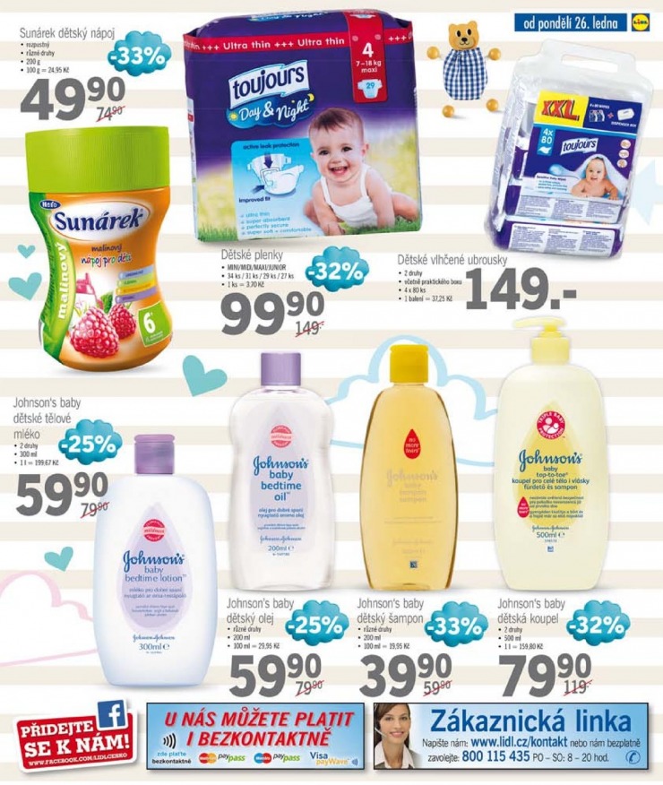 leták Lidl Akční nabídka od 26.1.2015 strana 1