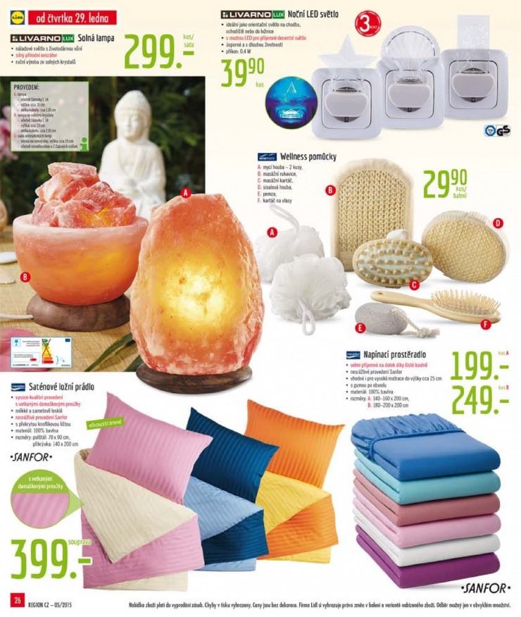 leták Lidl Akční nabídka od 26.1.2015 strana 1