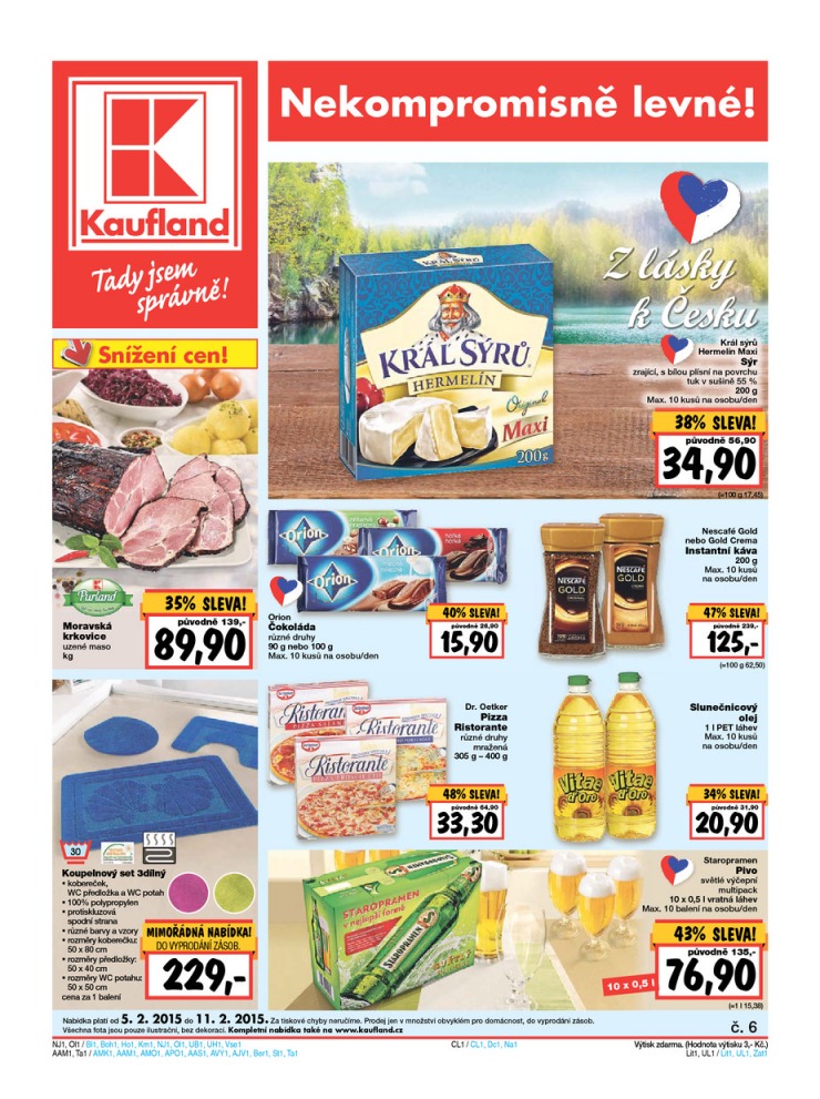 leták Kaufland Aktuální nabídka od 5.2.2015 strana 1 leták Kaufland Aktuální nabídka od 5.2.2015 strana 1
