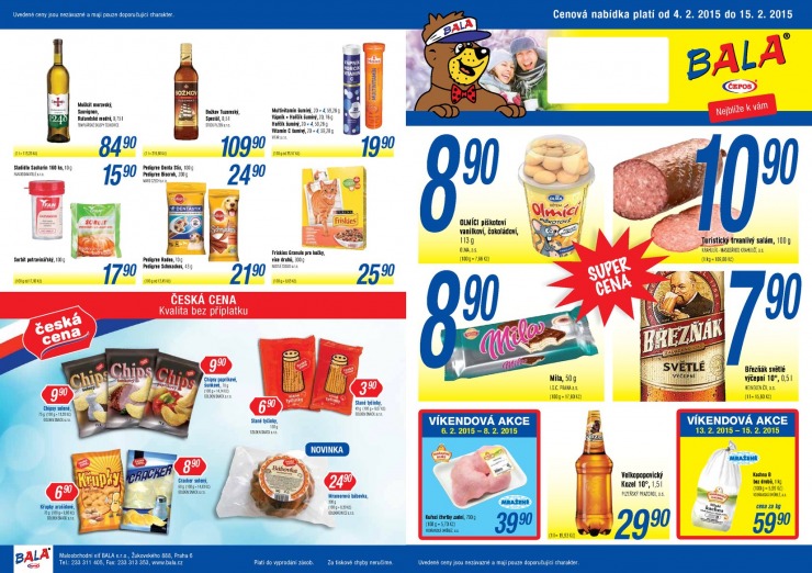 leták Bala Aktuální od 4.2.2015 strana 1