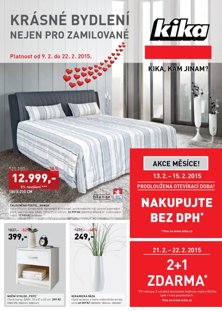 leták Kika Krásné bydlení od 9.2.2015 strana 1 leták Kika Krásné bydlení od 9.2.2015 strana 1