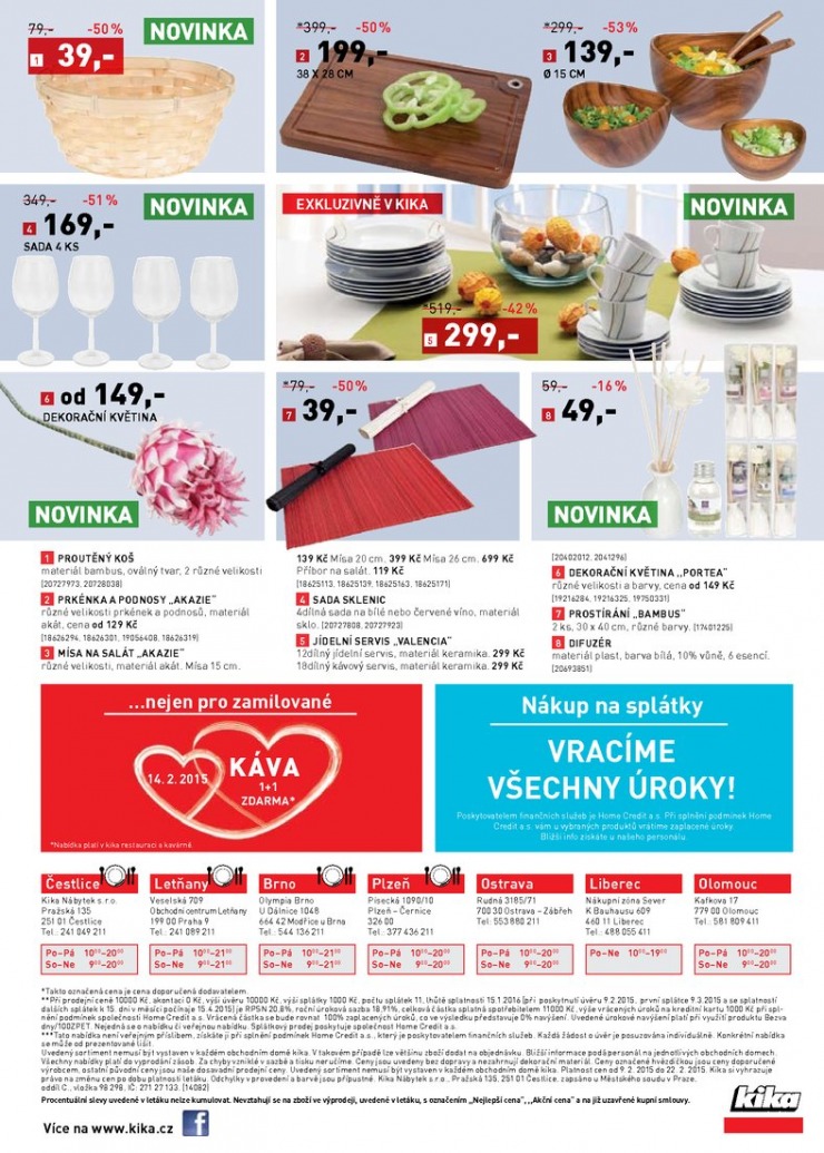 leták Kika Krásné bydlení od 9.2.2015 strana 1 leták Kika Krásné bydlení od 9.2.2015 strana 1