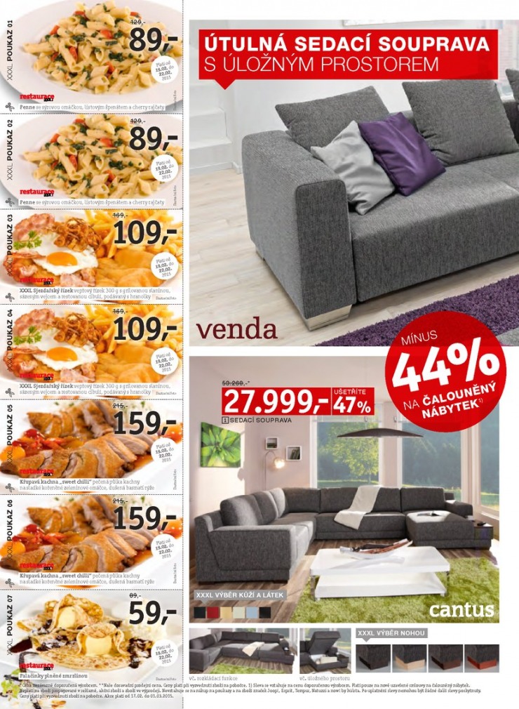 leták XXXLutz Aktuální prospekt od 17.2.2015 strana 1 leták XXXLutz Aktuální prospekt od 17.2.2015 strana 1