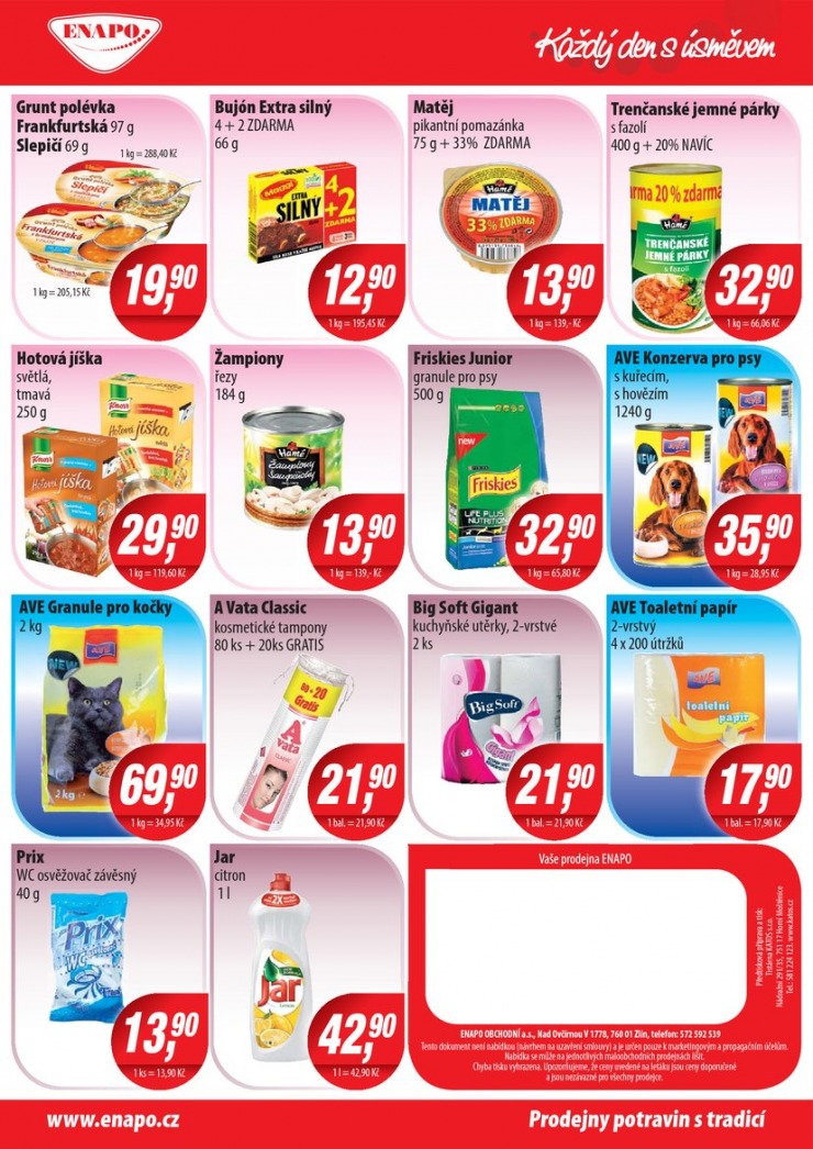 leták Enapo Akční leták od 25.2.2015 strana 1 leták Enapo Akční leták od 25.2.2015 strana 1