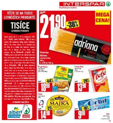 leták Interspar Akční nabídka od 4.3.2015 strana 1 leták Interspar Akční nabídka od 4.3.2015 strana 1