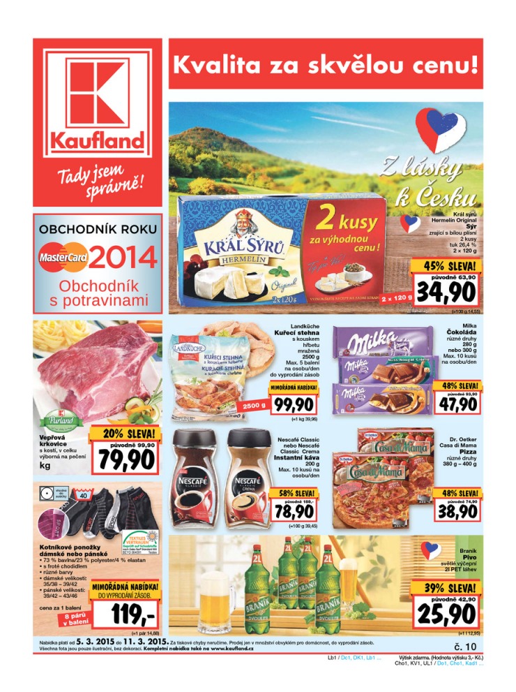 leták Kaufland Aktuální nabídka od 5.3.2015 strana 1 leták Kaufland Aktuální nabídka od 5.3.2015 strana 1