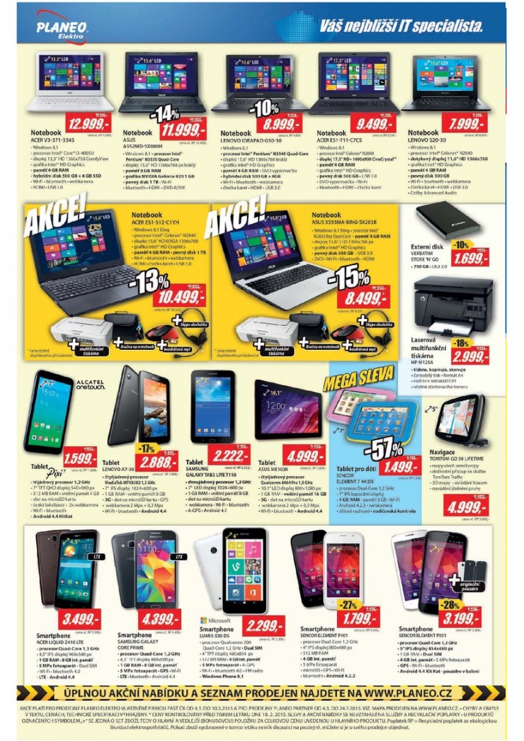 leták Planeo Elektro Akční leták od 4.3.2015 strana 1 leták Planeo Elektro Akční leták od 4.3.2015 strana 1