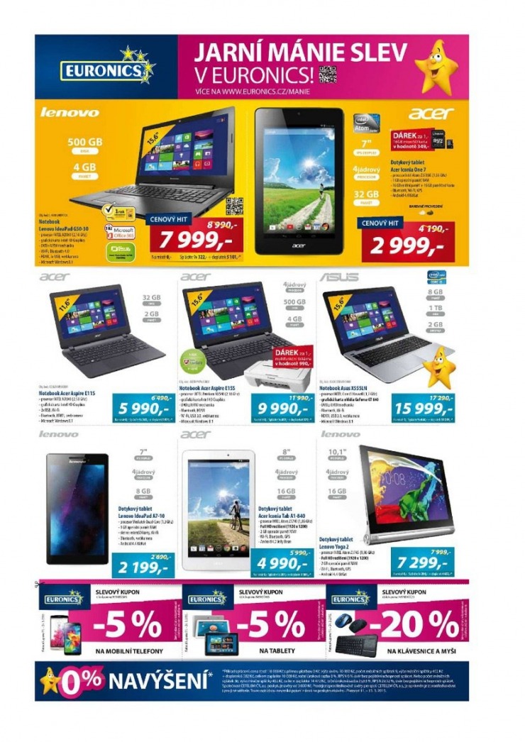 leták Euronics Aktuální leták od 11.3.2015 strana 1 leták Euronics Aktuální leták od 11.3.2015 strana 1
