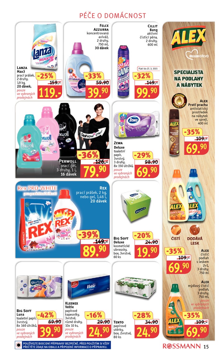 leták Rossmann Leták od 16.3.2015 strana 1 leták Rossmann Leták od 16.3.2015 strana 1
