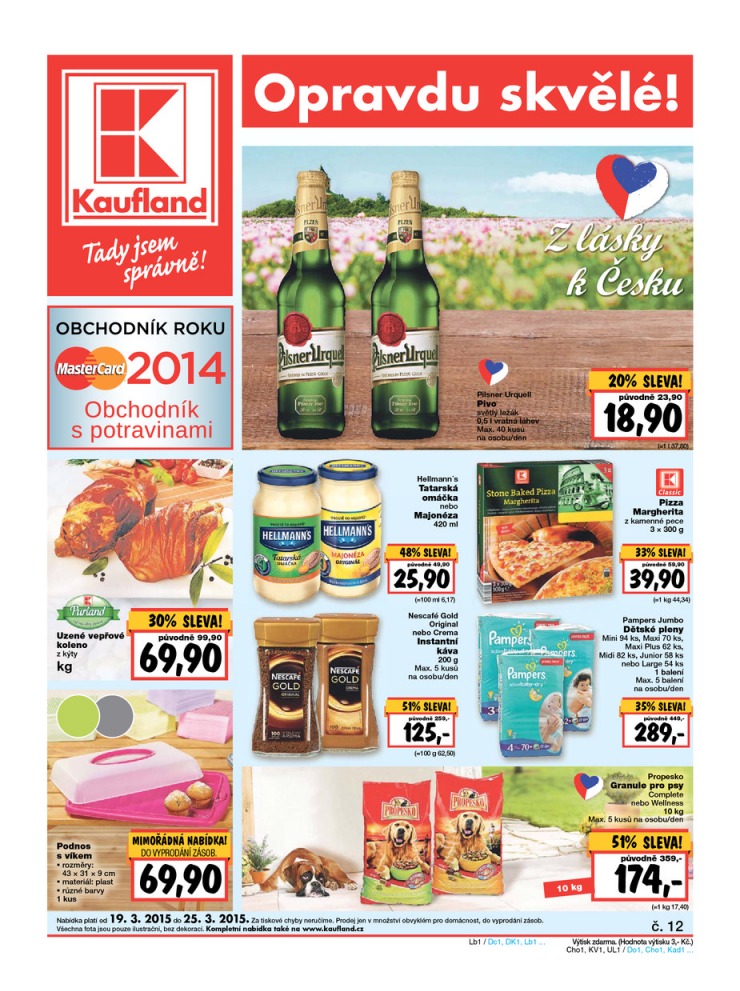 leták Kaufland Aktuální nabídka od 19.3.2015 strana 1 leták Kaufland Aktuální nabídka od 19.3.2015 strana 1