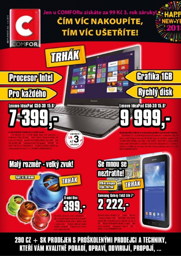 leták Comfor katalog od 28.2.2015 strana 1 leták Comfor katalog od 28.2.2015 strana 1
