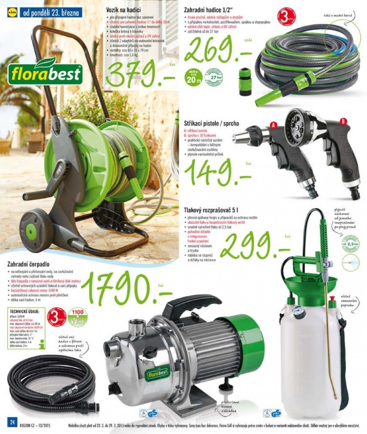 leták Lidl Akční nabídka od 23.3.2015 strana 1