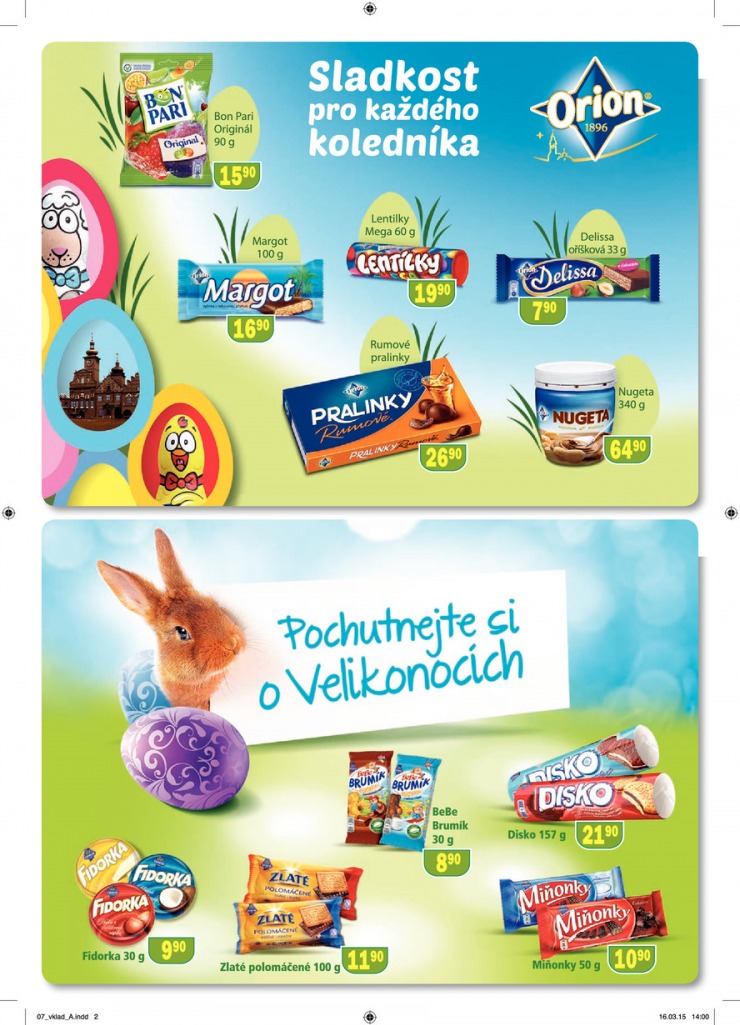 leták Žabka Aktuální od 25.3.2015 strana 1 leták Žabka Aktuální od 25.3.2015 strana 1
