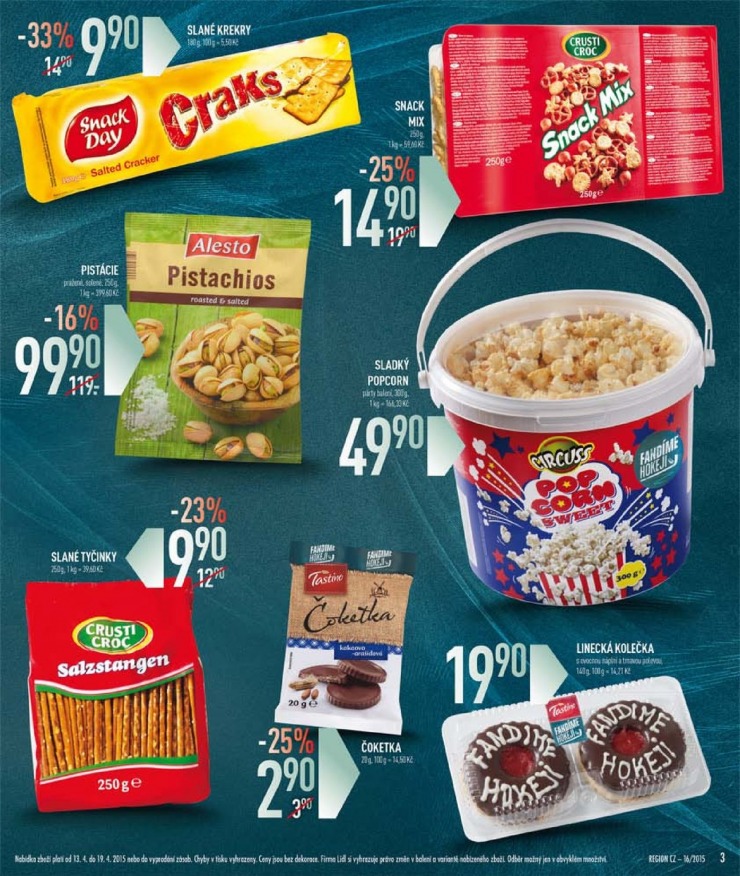 leták Lidl Akční nabídka od 13.4.2015 strana 1