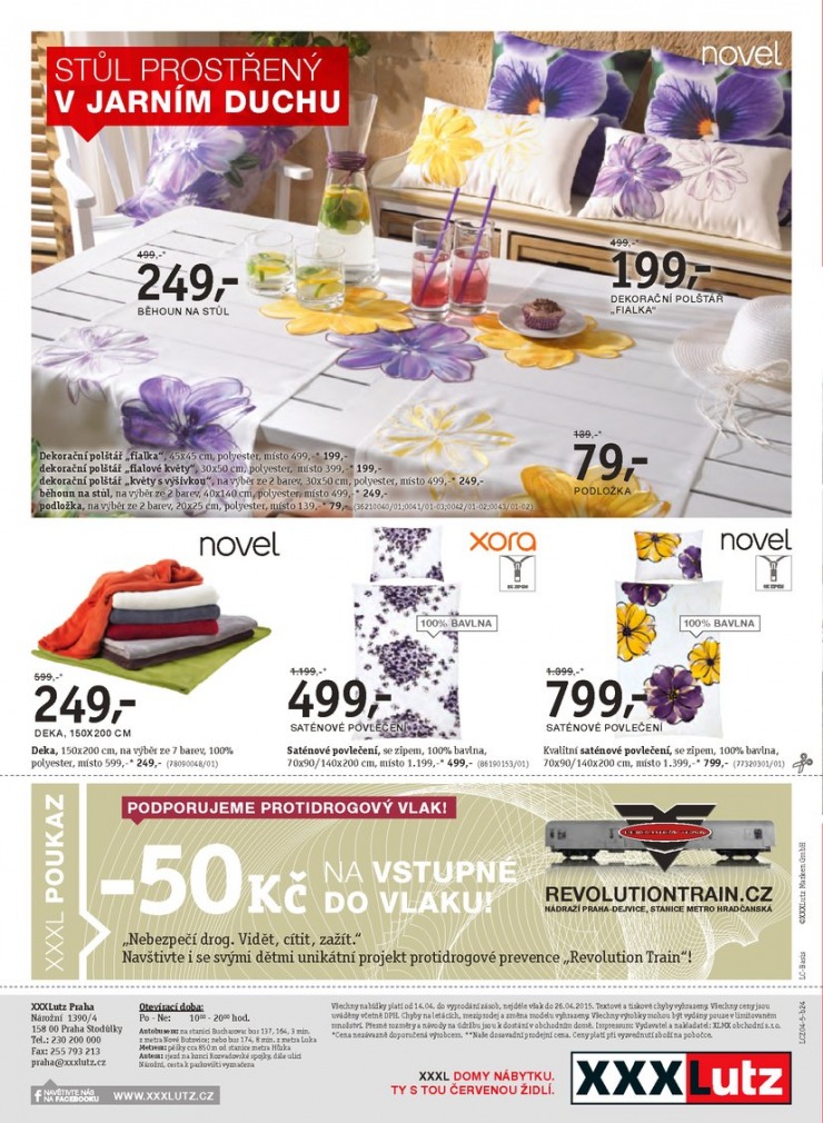 leták XXXLutz Bytové trendy od 14.4.2015 strana 1 leták XXXLutz Bytové trendy od 14.4.2015 strana 1