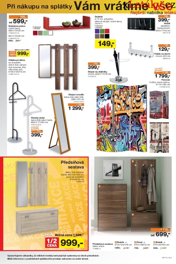 leták Sconto nábytek leták strana 1 leták Sconto nábytek leták strana 1