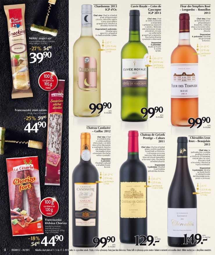 leták Lidl Akční nabídka od 11.5.2015 strana 1