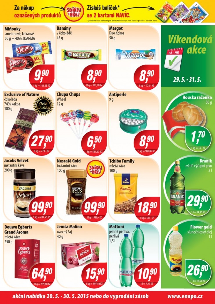 leták Enapo Akční leták od 20.5.2015 strana 1 leták Enapo Akční leták od 20.5.2015 strana 1