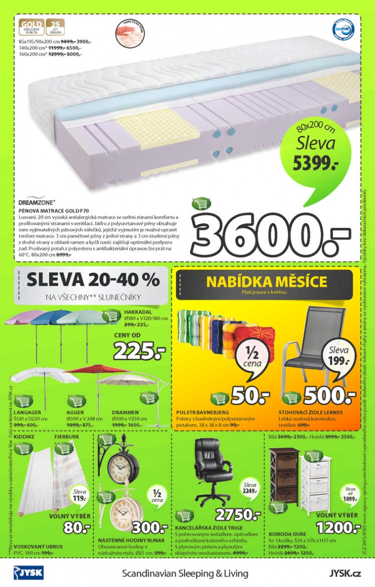 leták Jysk Nabídka týdne od 21.5.2015 strana 1 leták Jysk Nabídka týdne od 21.5.2015 strana 1