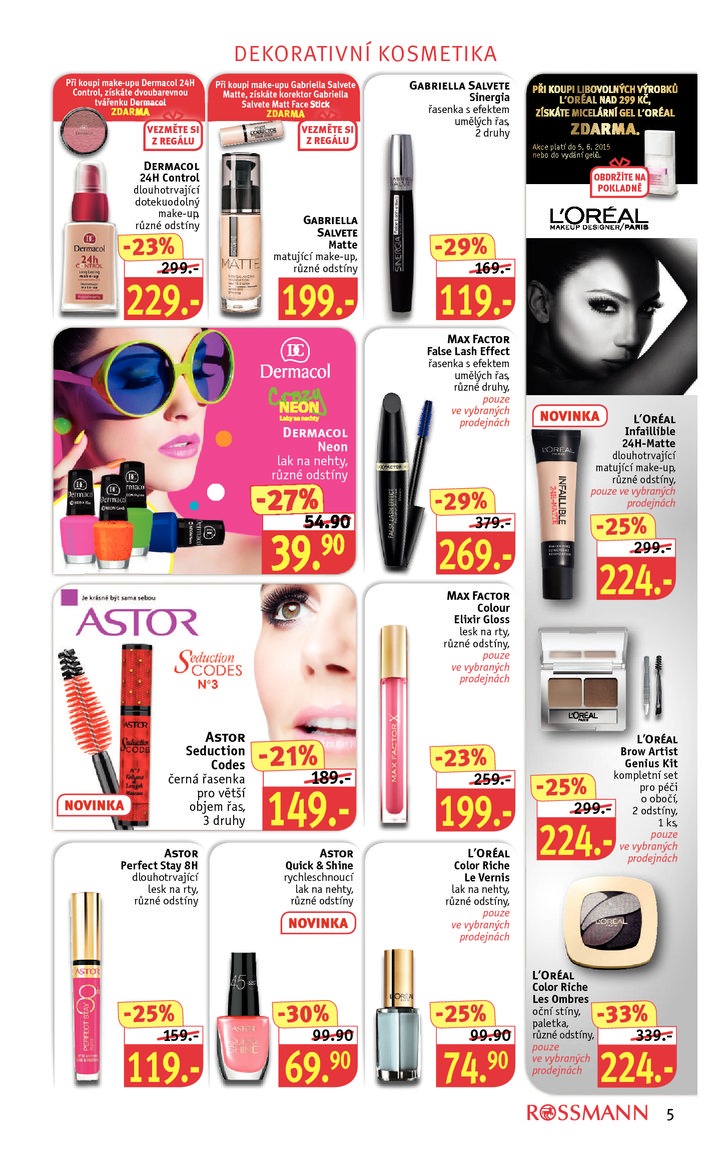 leták Rossmann Leták od 25.5.2015 strana 1 leták Rossmann Leták od 25.5.2015 strana 1