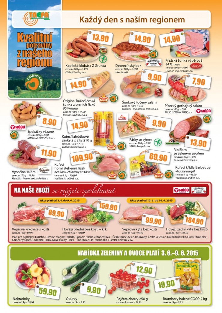 leták COOP Trefa od 3.6.2015 strana 1 leták COOP Trefa od 3.6.2015 strana 1