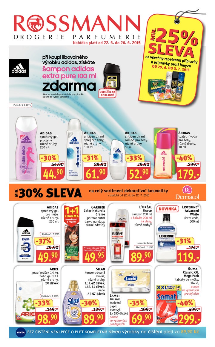 leták Rossmann Leták od 22.6.2015 strana 1 leták Rossmann Leták od 22.6.2015 strana 1