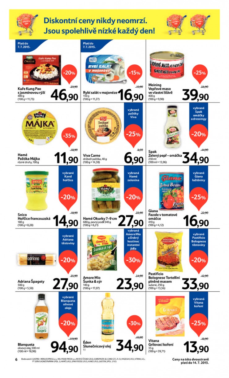 leták Tesco velké hypermarkety od 1.7.2015 strana 1 leták Tesco velké hypermarkety od 1.7.2015 strana 1