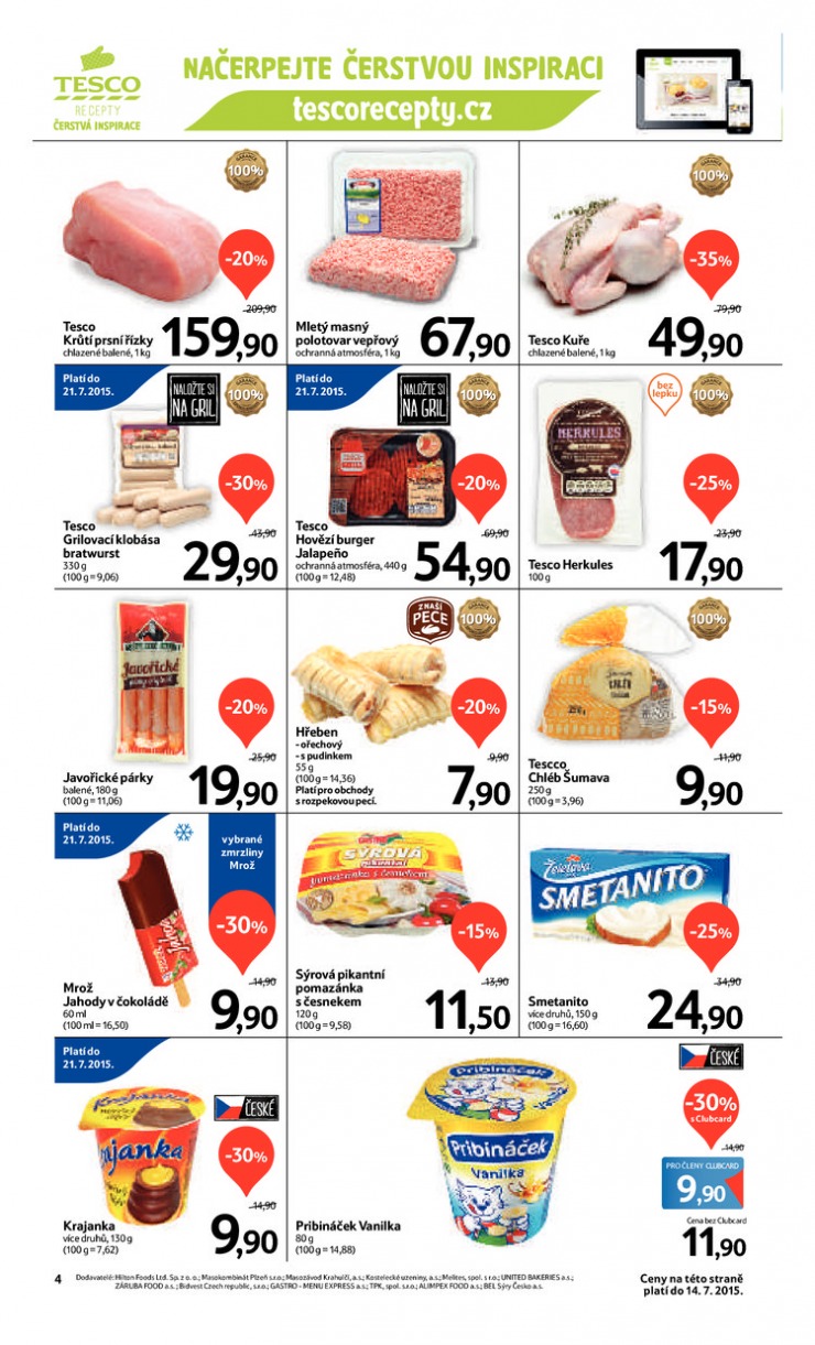 leták Tesco supermarkety od 8.7.2015 strana 1 leták Tesco supermarkety od 8.7.2015 strana 1