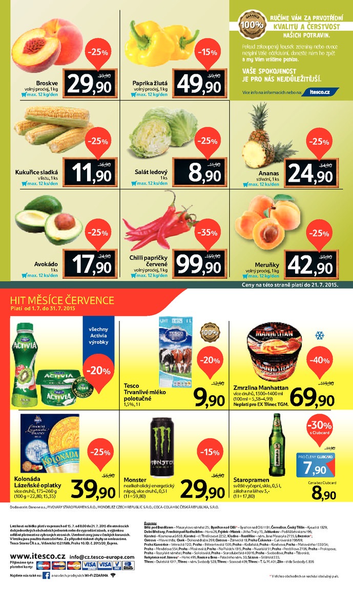 leták Tesco Expres obchody od 15.7.2015 strana 1 leták Tesco Expres obchody od 15.7.2015 strana 1