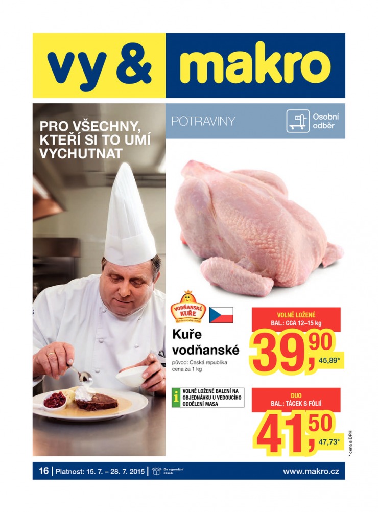 leták Makro Potraviny od 15.7.2015 strana 1 leták Makro Potraviny od 15.7.2015 strana 1