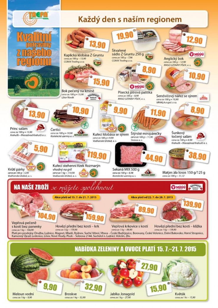 leták COOP Trefa od 15.7.2015 strana 1 leták COOP Trefa od 15.7.2015 strana 1