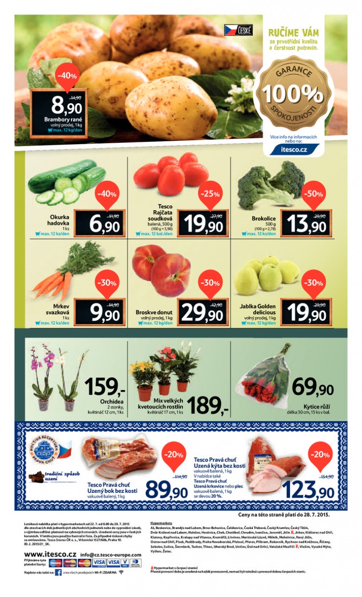 leták Tesco velké hypermarkety od 22.7.2015 strana 1 leták Tesco velké hypermarkety od 22.7.2015 strana 1