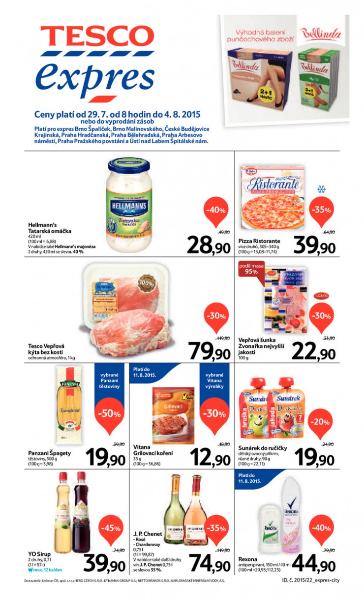 leták Tesco Expres obchody od 29.7.2015 strana 1 leták Tesco Expres obchody od 29.7.2015 strana 1